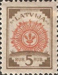 Stamp, Definitive, Latvia,  
