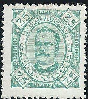 Stamp, King Carlos I., Cabo Verde,  