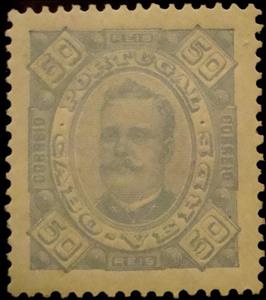 Stamp, King Carlos I., Cabo Verde,  