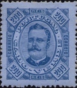 Stamp, King Carlos I., Cabo Verde,  