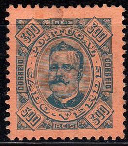 Stamp, King Carlos I., Cabo Verde,  
