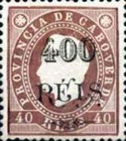 Stamp, King Luis I., Cabo Verde,  