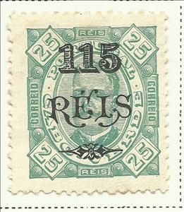Stamp, King Carlos I., Cabo Verde,  