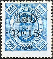 Stamp, King Carlos I., Cabo Verde,  