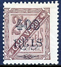 Stamp, Numeral, Cabo Verde,  