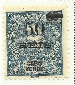 Stamp, King Carlos I., Cabo Verde,  