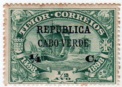 Fleet of Vasco da Gama on the run - on Timor stamp
