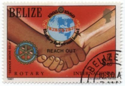 Emblem and handshake