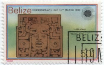 Stamp, "Maya Stella", Belize,  