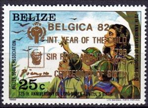 Stamp, Bird watching, Belize,  , Scouting