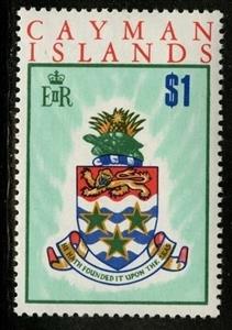 Stamp, Coat of Arms, Cayman Islands,  