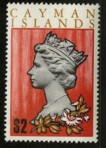 Stamp, Queen Elizabeth II, Cayman Islands,  