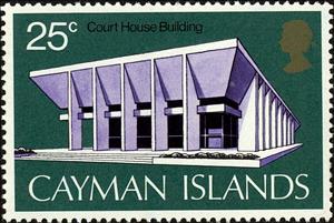 Stamp, Courthouse, Cayman Islands,  , Government Buildings, Architecture, Buildings