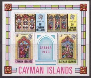 Souvenir Sheet, Sheet of 4, Cayman Islands,  , Easter