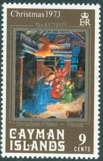 Stamp, Nativity from Sforza, Cayman Islands,  , Christmas