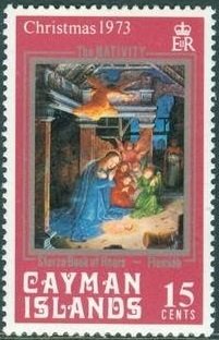 Stamp, Nativity from Sforza, Cayman Islands,  , Christmas
