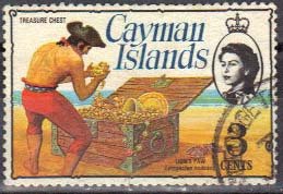 Pirate, treasure chest and lion's paw