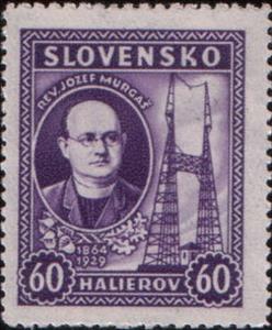 Stamp, Jozef Murgas, Slovakia,  