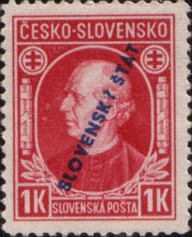 Stamp, Andrej Hlinka I., Slovakia,  