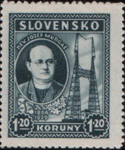 Stamp, Jozef Murgas, Slovakia,  