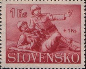 Stamp, Red cross, Slovakia,  , Red Cross and Red Crescent