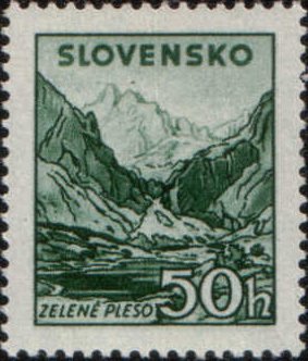 Stamp, Zelene Pleso, Slovakia,  , Landscapes, Mountains, Lakes