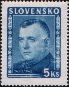 Stamp, Jozef Tiso, Slovakia,  