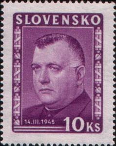 Stamp, Jozef Tiso, Slovakia,  