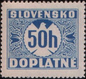 Stamp, Postage due Stamps I, Slovakia,  