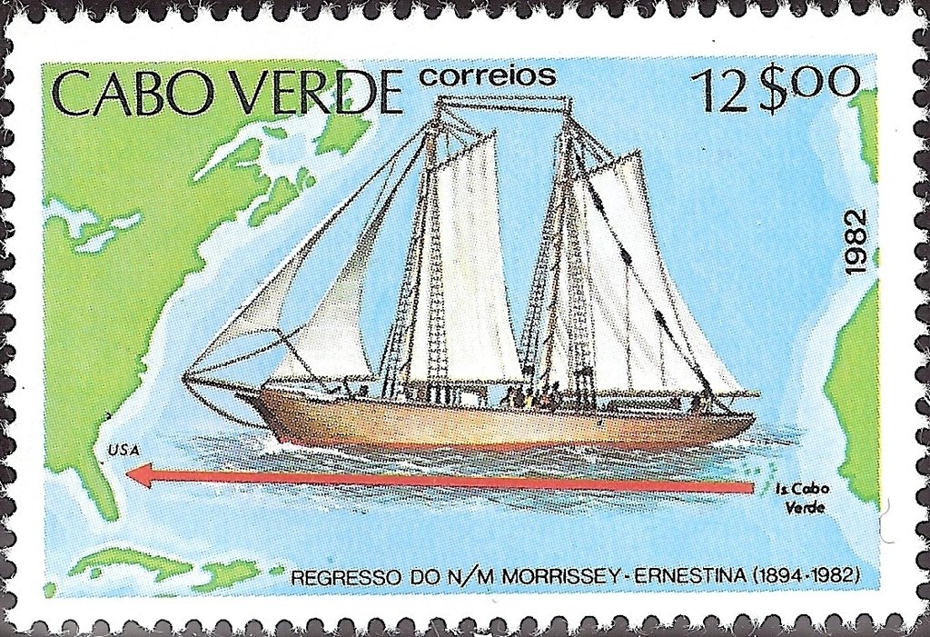Gaff schooner Ernestina