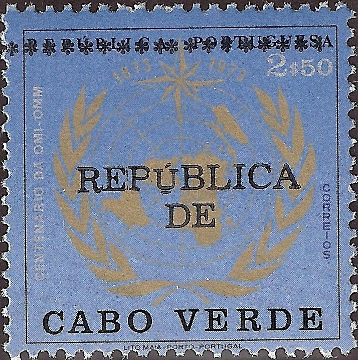Stamp Sobretaxado - World Meteorological Organization