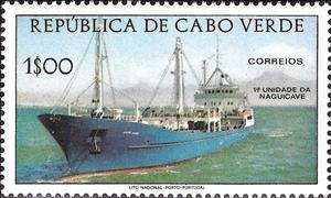 Stamp, 1st Naval Unit of the Merchant Marine, Cabo Verde,  