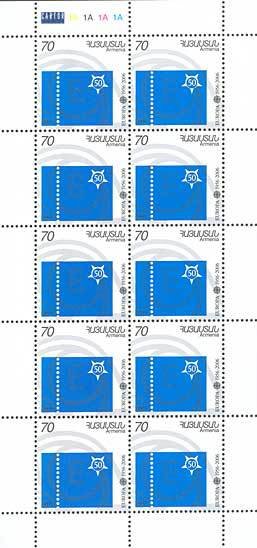 50th Anniversary of First Stamps Europa.