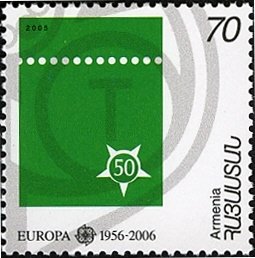 50th Anniversary of First Stamps Europa.