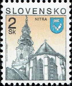 Stamp, Nitra, Slovakia,  , Towers, Churches - Cathedrals - Basilicas - Chapels