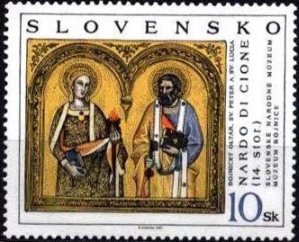 St. Peter and St. Lucia, by Nardo Di Cione