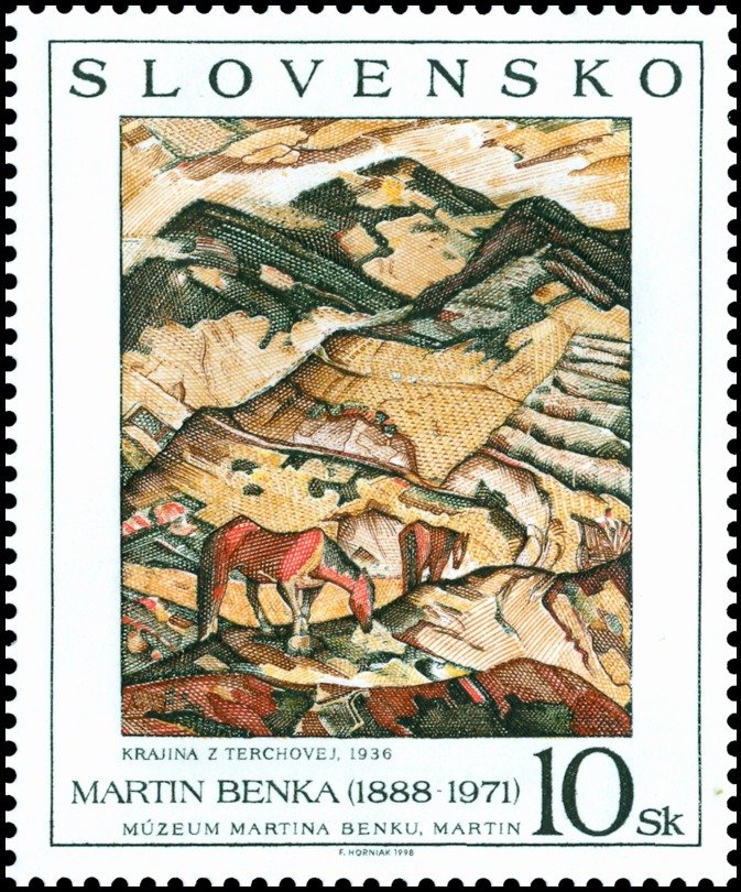 Landscape in Terchová, by Martin Benka