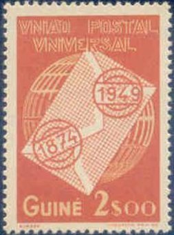 75 Years Worldpostunion - Earthball with Letter