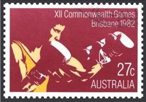 Stamp, Boxing, Australia,  , Sport, Boxing