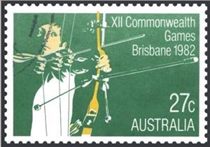 Stamp, Archery, Australia,  , Sport, Archery