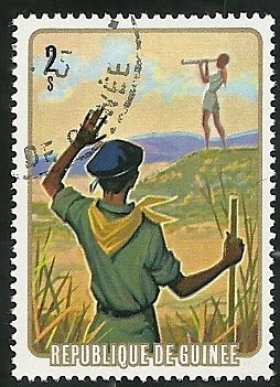 Stamp, Scouting, Guinea, Social Democratic Republic,  , Scouting