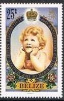 Stamp, At age 2, Belize,  , Royalty