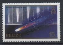 Stamp, Sighting 1910, Belize,  , Space Traveling, Spacecrafts