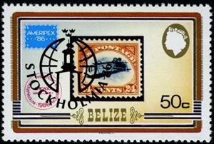Stamp, Overprinted, Belize,  , Stamps, Aviation, Aircrafts