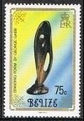 Stamp, Standing Form, Belize,  , Carving Items