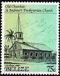 Stamp, St Andrews Presbyterian, Belize,  
