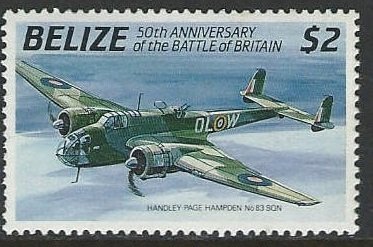 Stamp, Handley Page, Belize,  , Aviation, Air Forces, Aircrafts