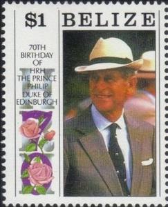 Stamp, Prince Philip, Belize,  , Royalty
