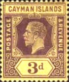 Stamp, Issues of 1913, Cayman Islands,  