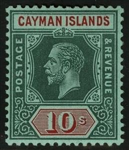 Stamp, Issues of 1912-1920, Cayman Islands,  